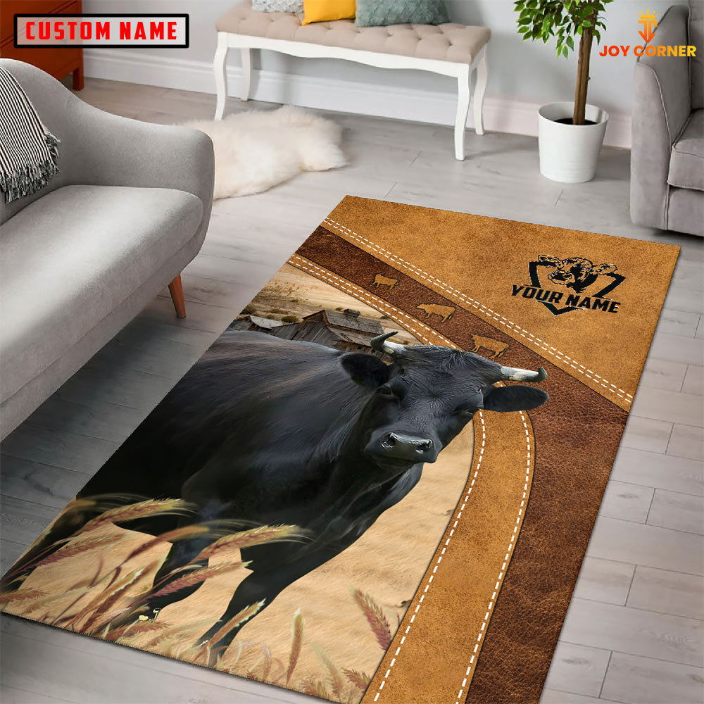 Dexter Farming Brown Personalized Name 3D Rug