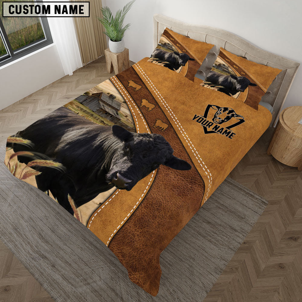 Custom Name Lowline Angus Bedding set