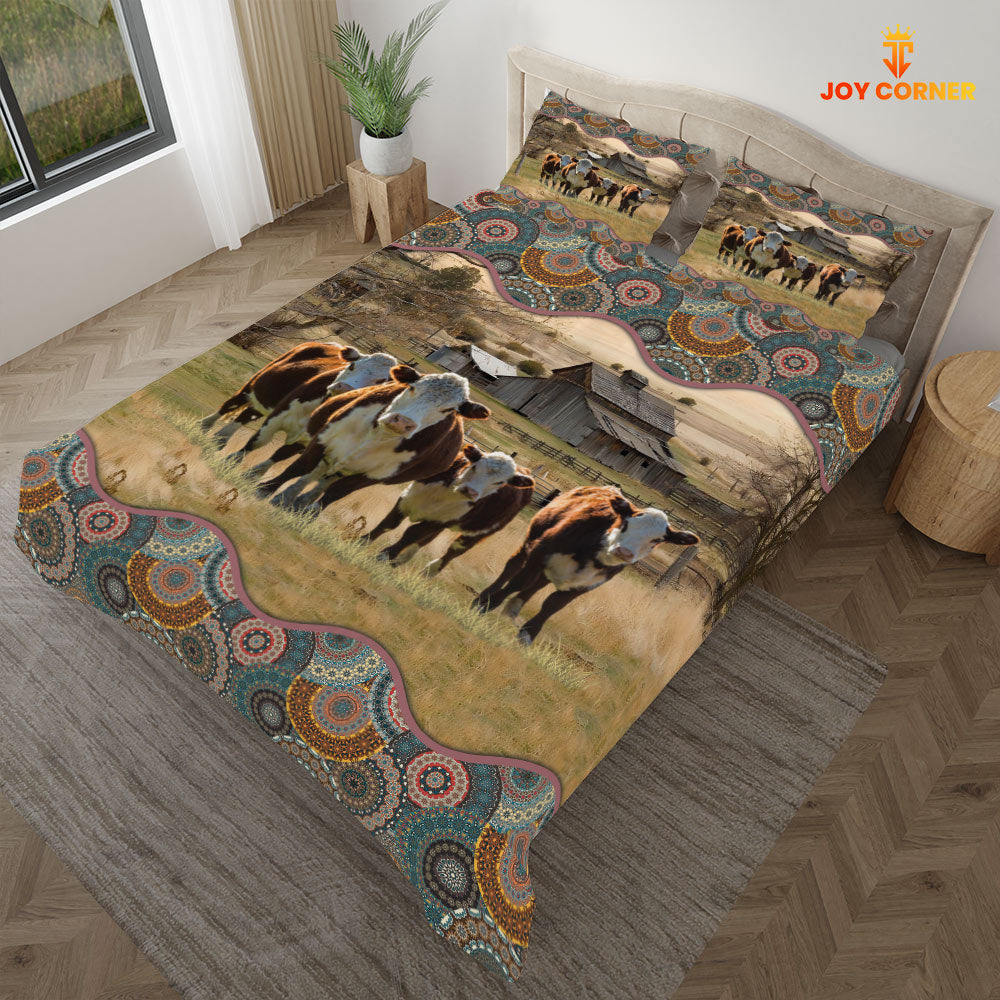 Hereford Vintage 3D Bedding Set