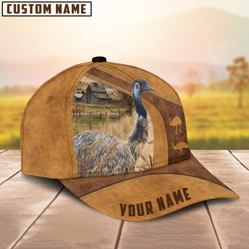 Personalized Name Emu Cap