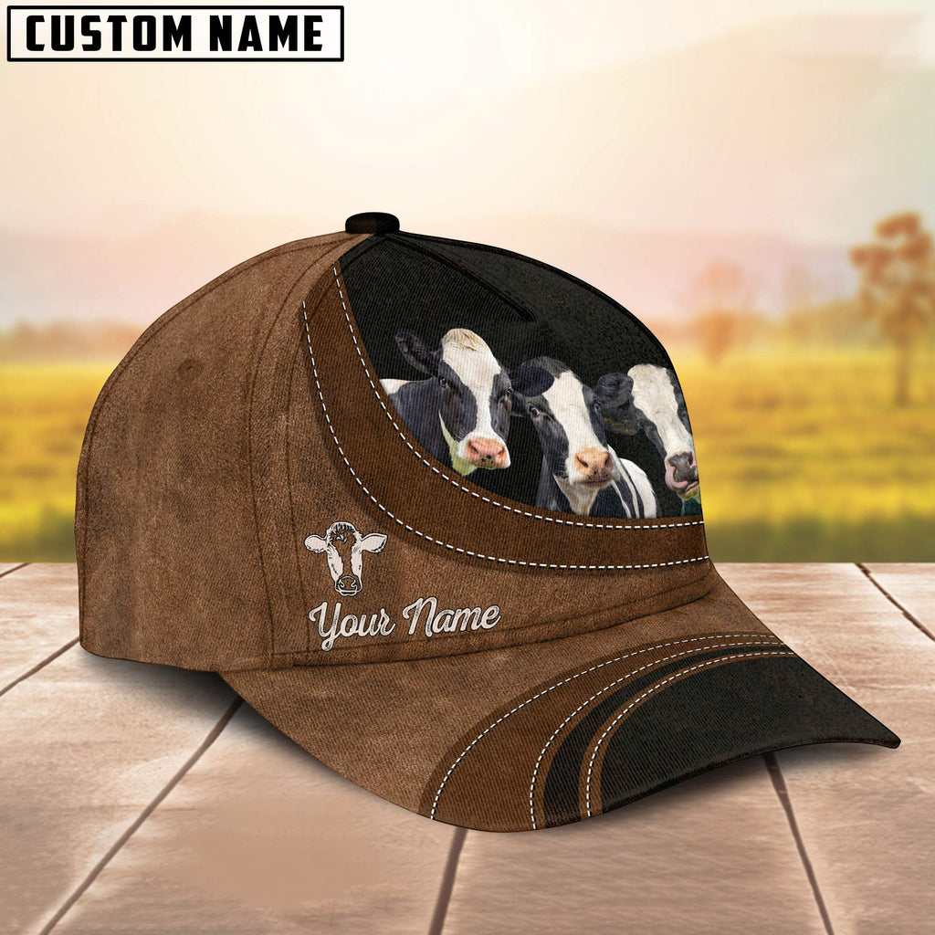 Holstein Farming Life Customized Name Cap