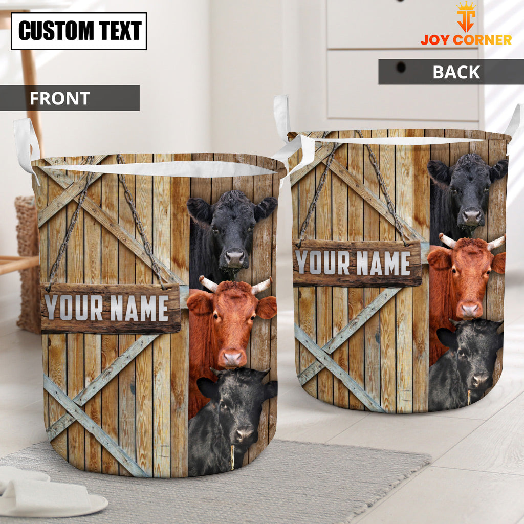 Dexter Barn Custom Name Laundry Basket