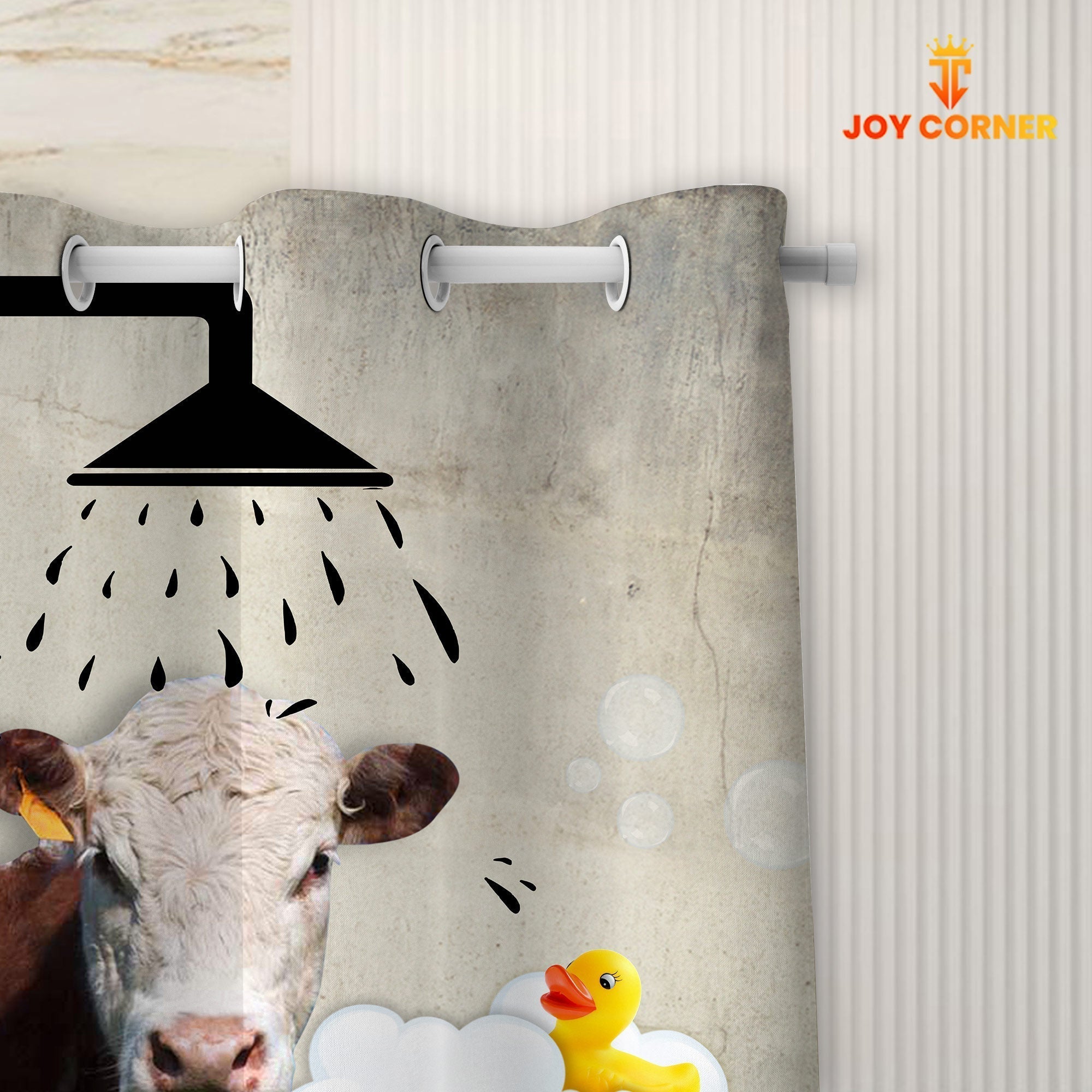 Hereford I Don't Sing In The Shower 3D Shower Curtain