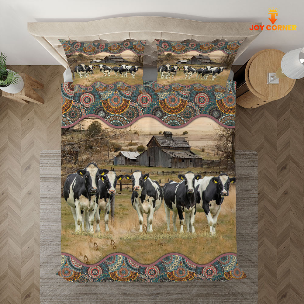 Holstein Vintage 3D Bedding Set