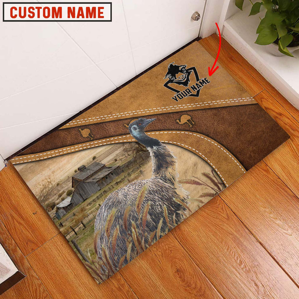 Emu Personalized - Welcome Brown Doormat