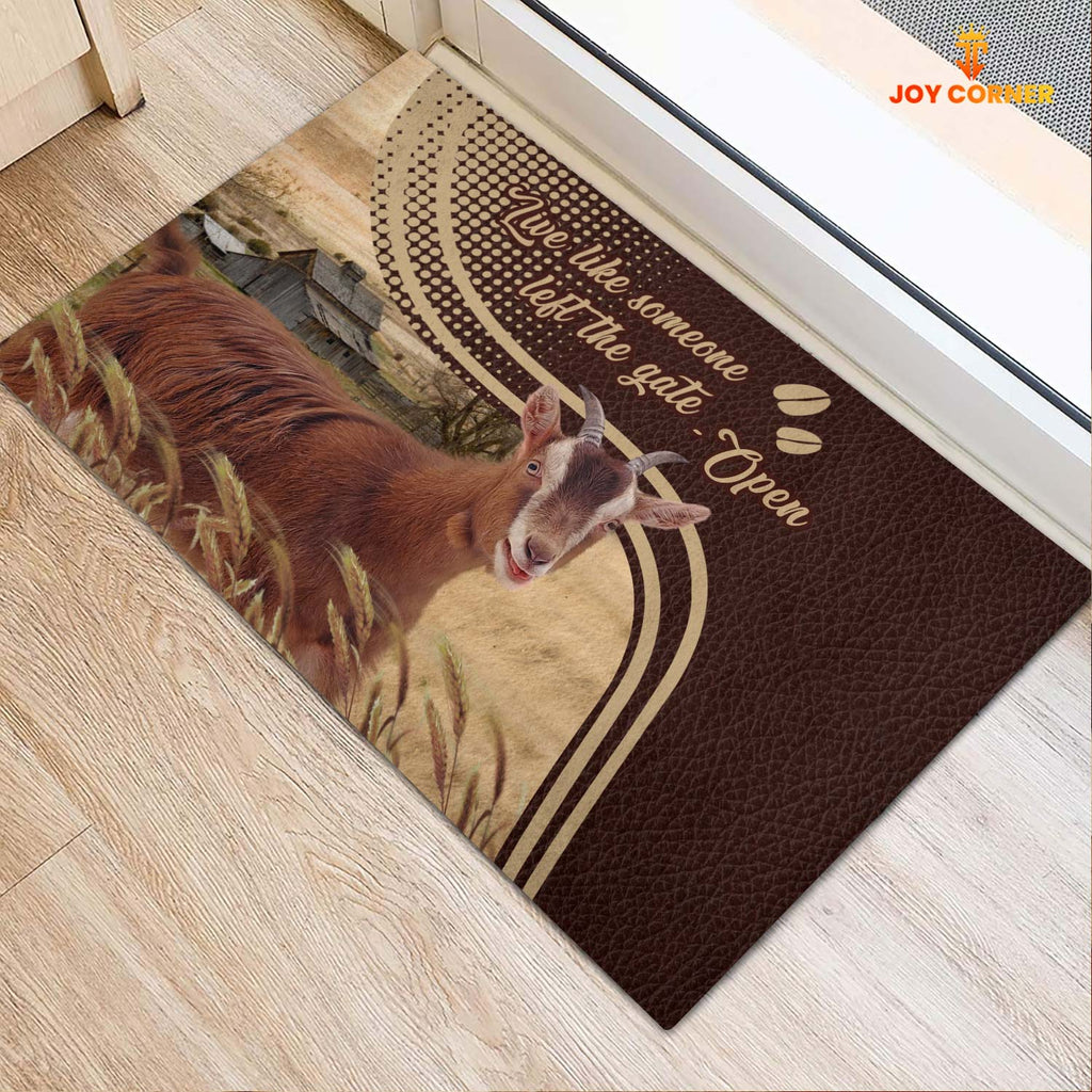 Goat Live Like Someone Left The Gate Open Doormat