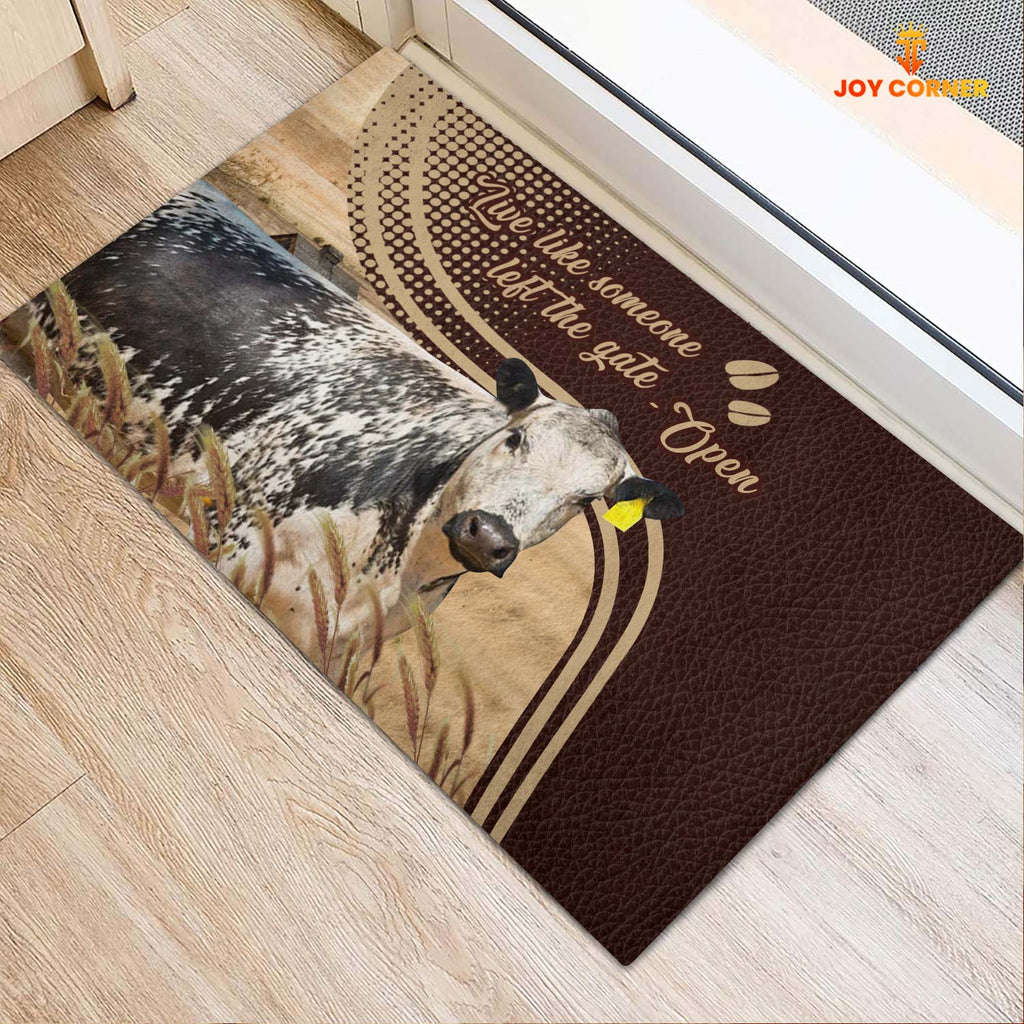 Speckle Park No Horns Live Like Someone Left The Gate Open Doormat
