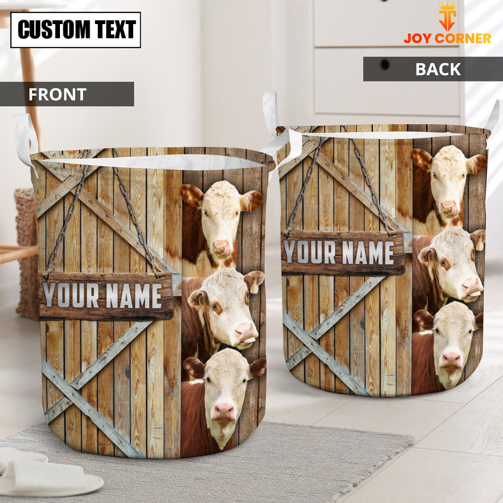 Hereford Barn Custom Name Laundry Basket