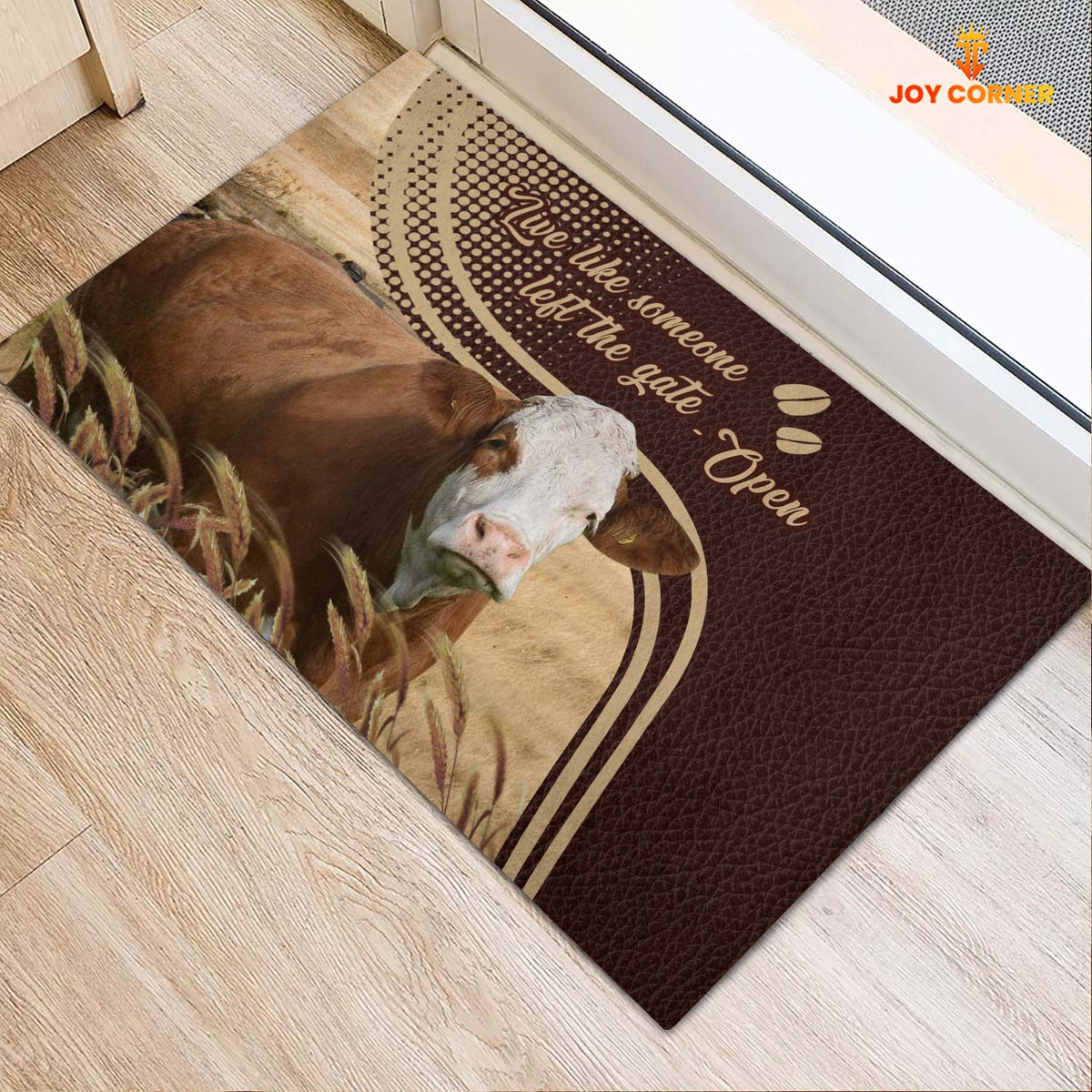 Simmental Live Like Someone Left The Gate Open Doormat