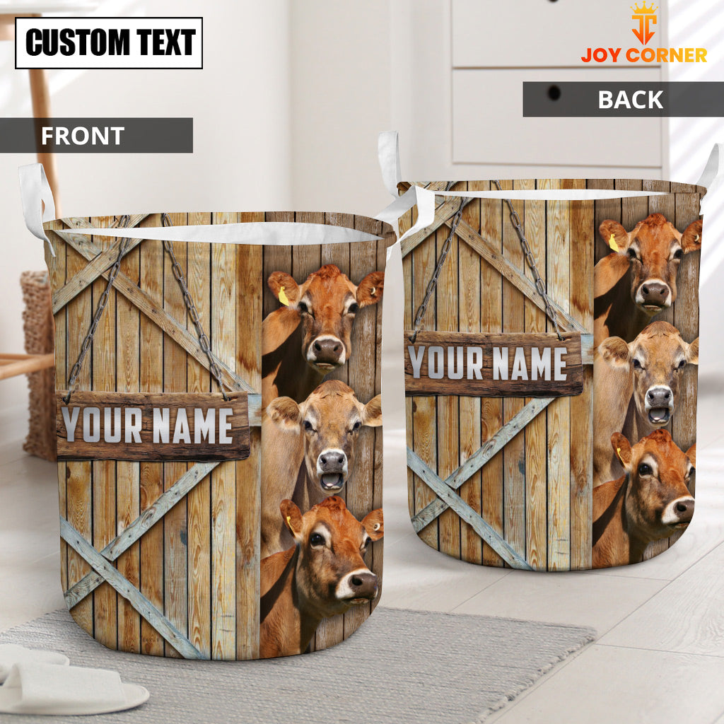 Jersey Barn Custom Name Laundry Basket