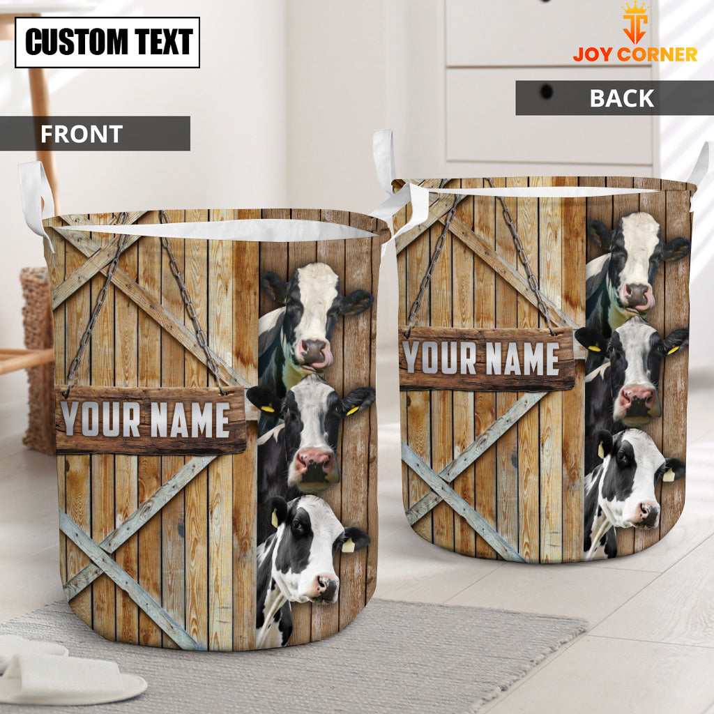 Holstein Barn Custom Name Laundry Basket