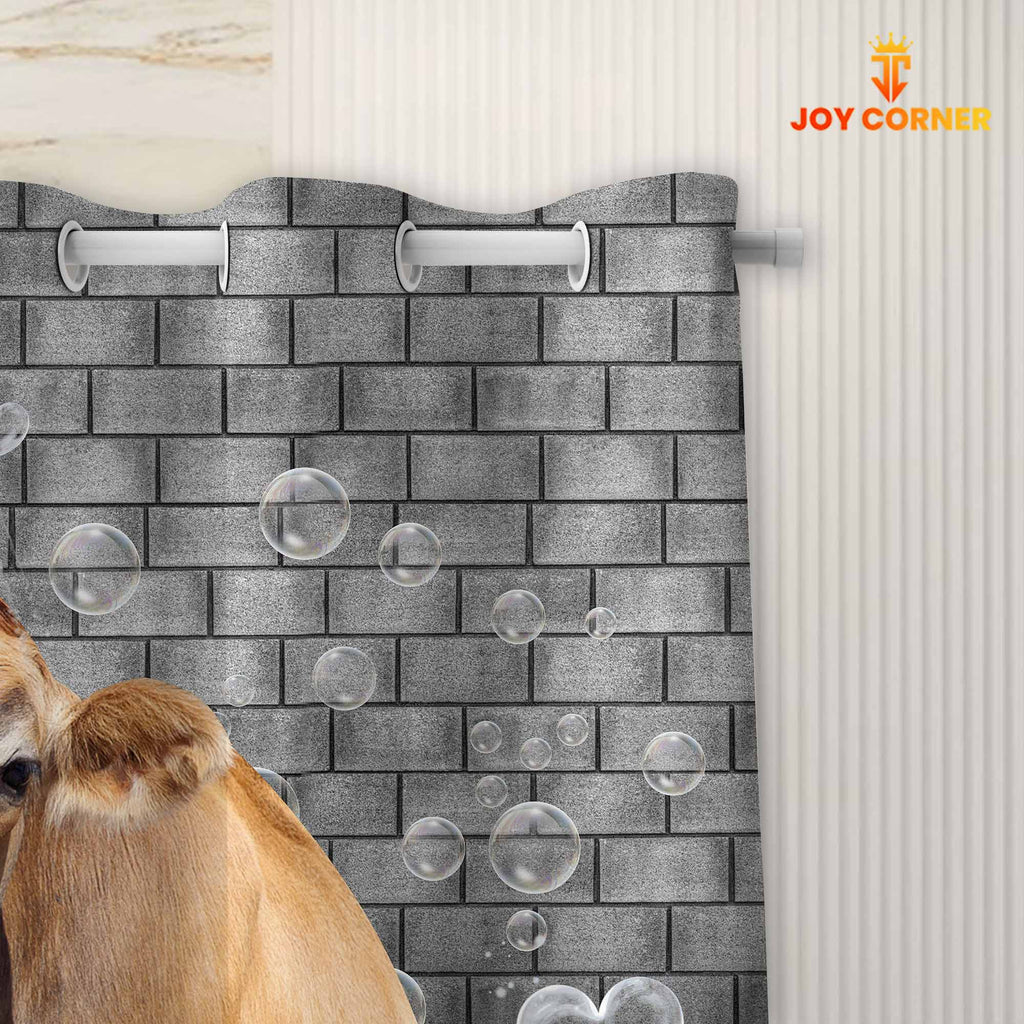 Jersey Brick Wall 3D Shower Curtain