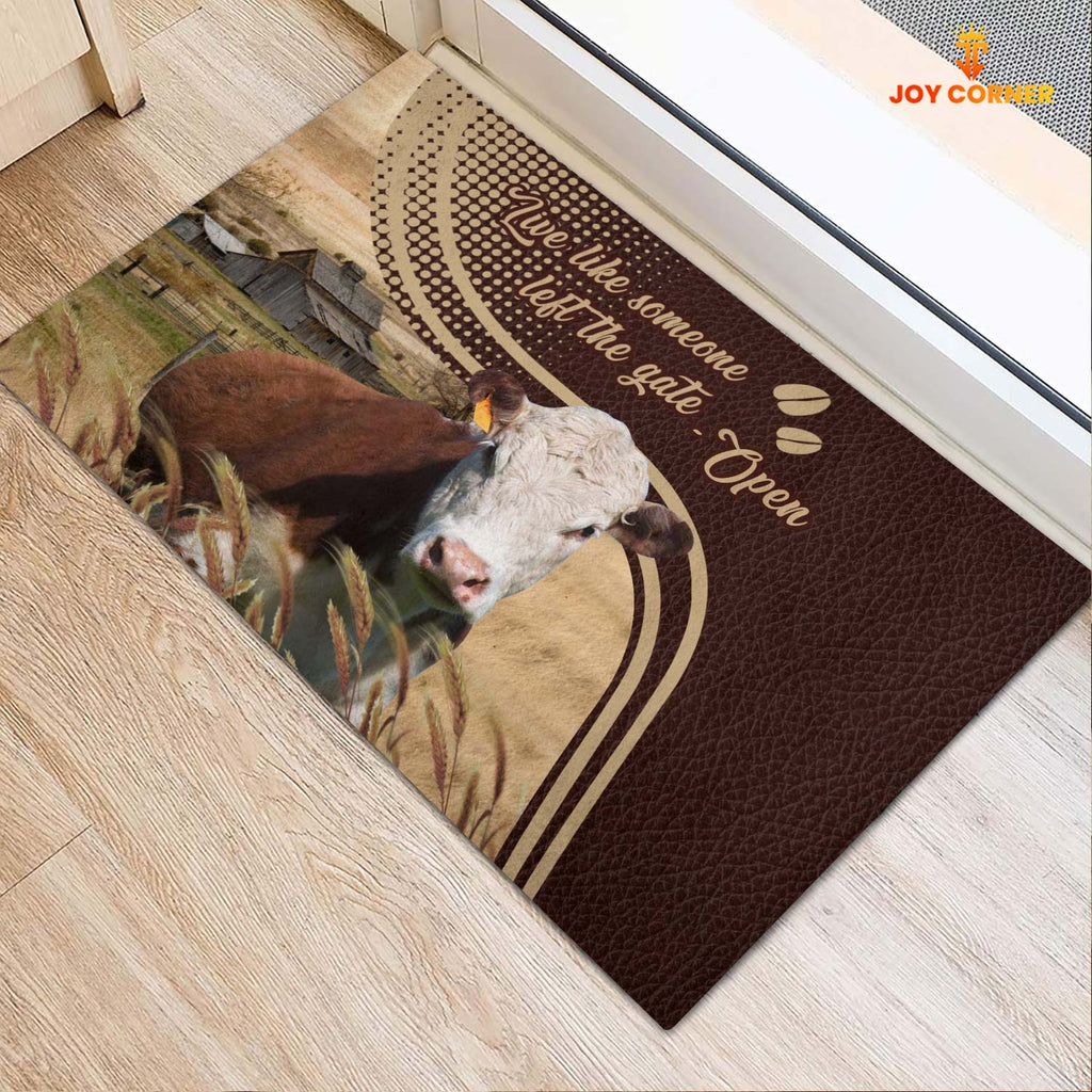 Hereford Live Like Someone Left The Gate Open Doormat