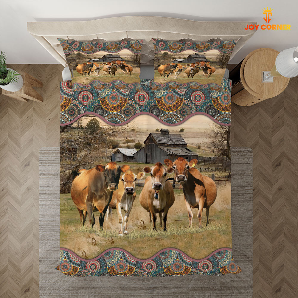Jersey Vintage 3D Bedding Set