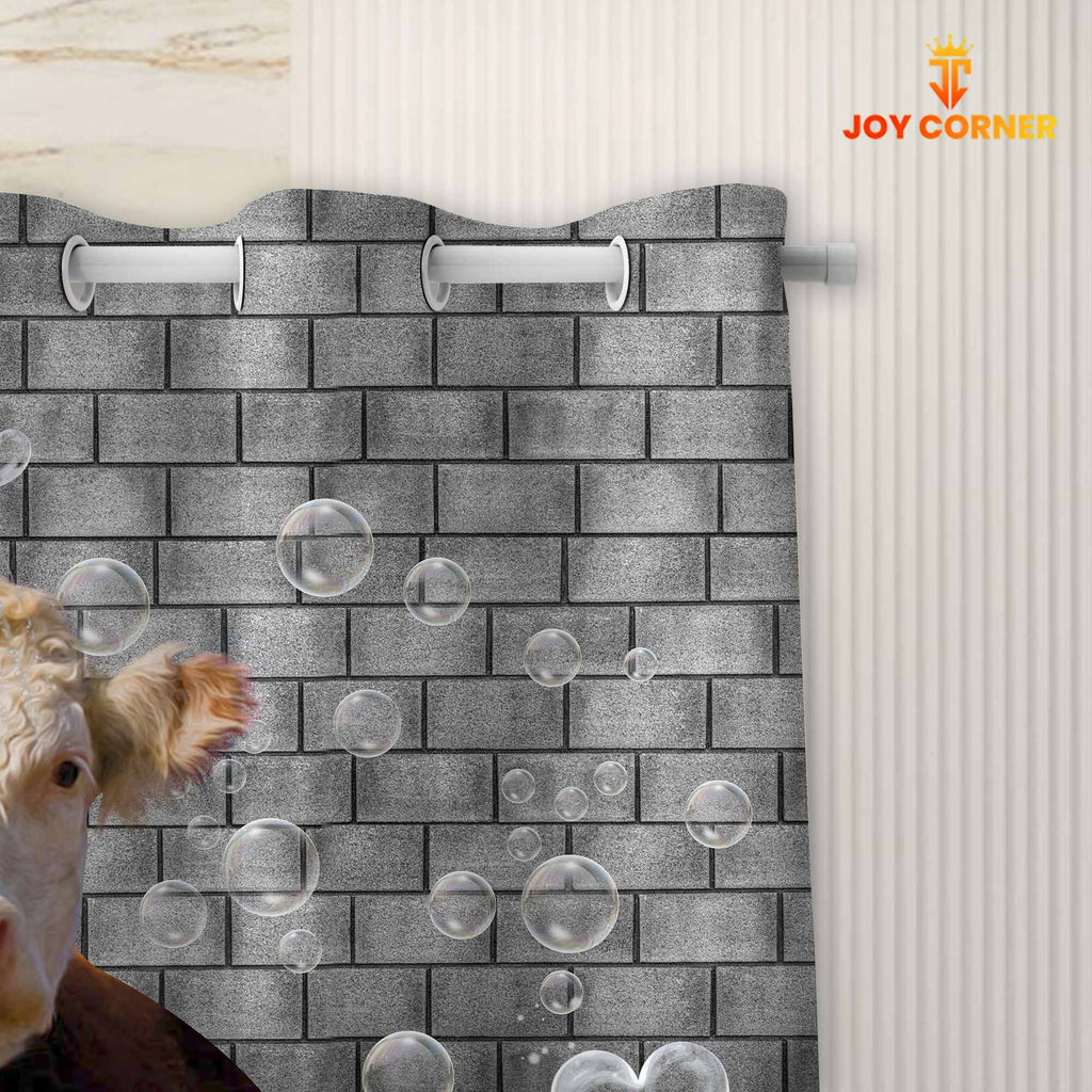 Hereford Brick Wall 3D Shower Curtain
