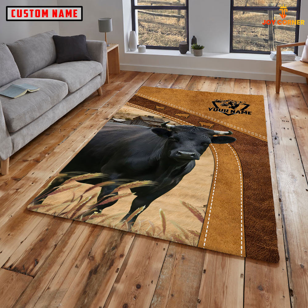 Dexter Farming Brown Personalized Name 3D Rug