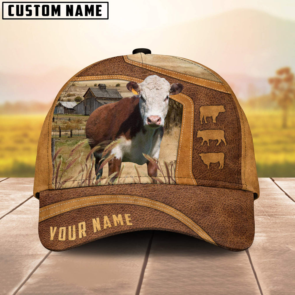 Hereford On The Farm Custom Name Cap