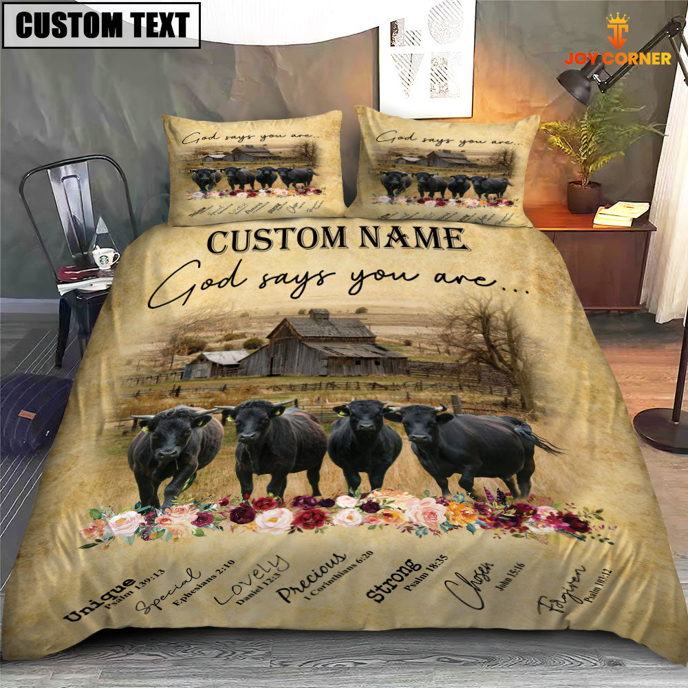 Dexter God Says You Are Custom Name Bedding Set
