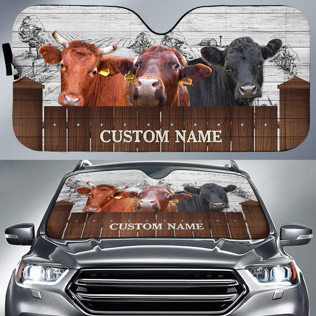 Dexter Farming Custom Name 3D Sun Shade