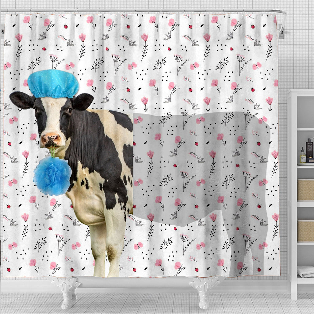 Holstein Flower 3D Shower Curtain