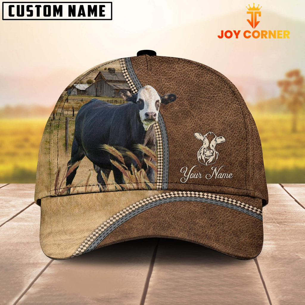 Personalized Name Black Baldy Farming Cap