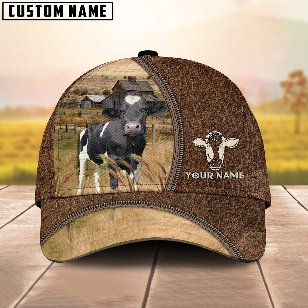 Holstein Farming Personalized Name Cap