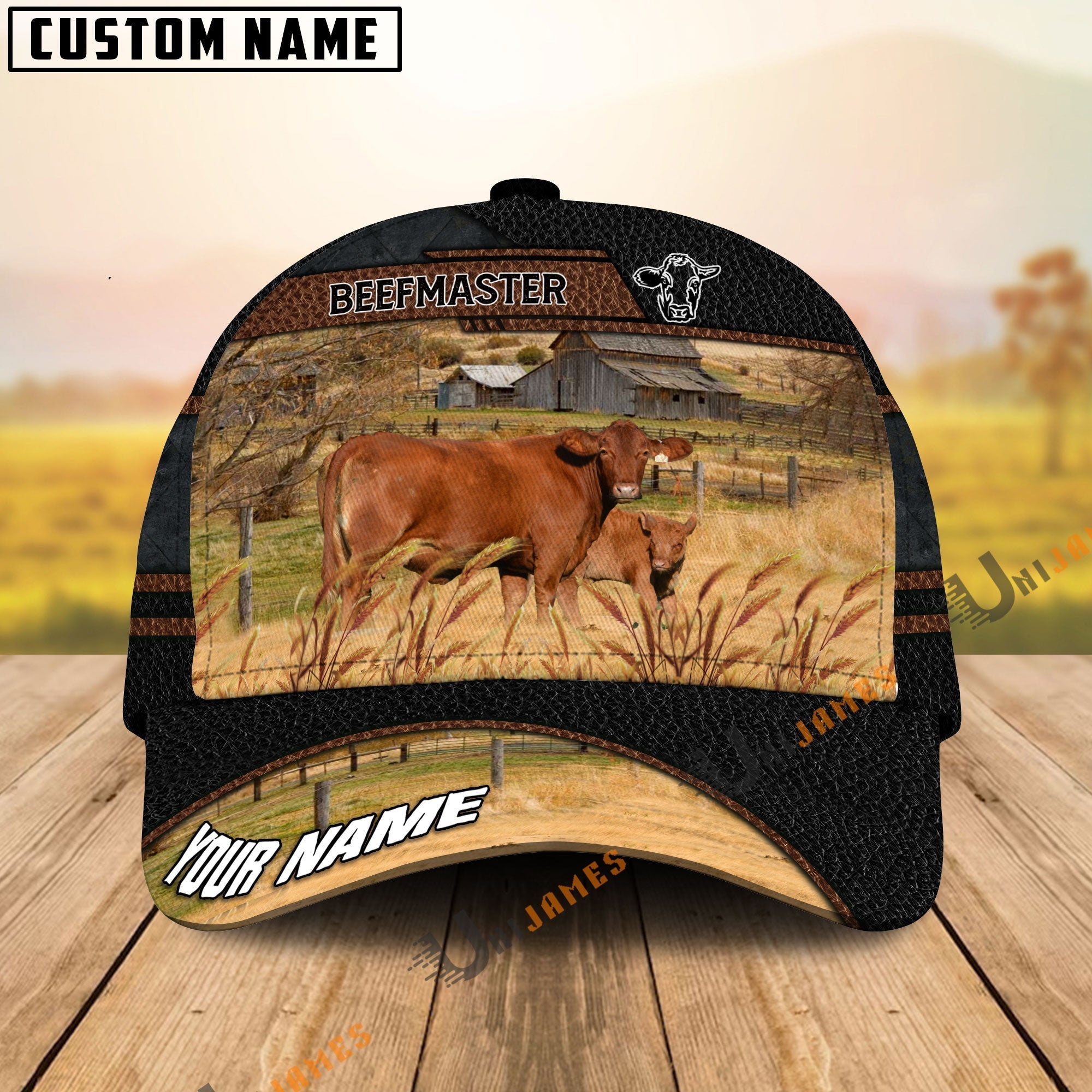 Beefmaster Family Customized Name Cap