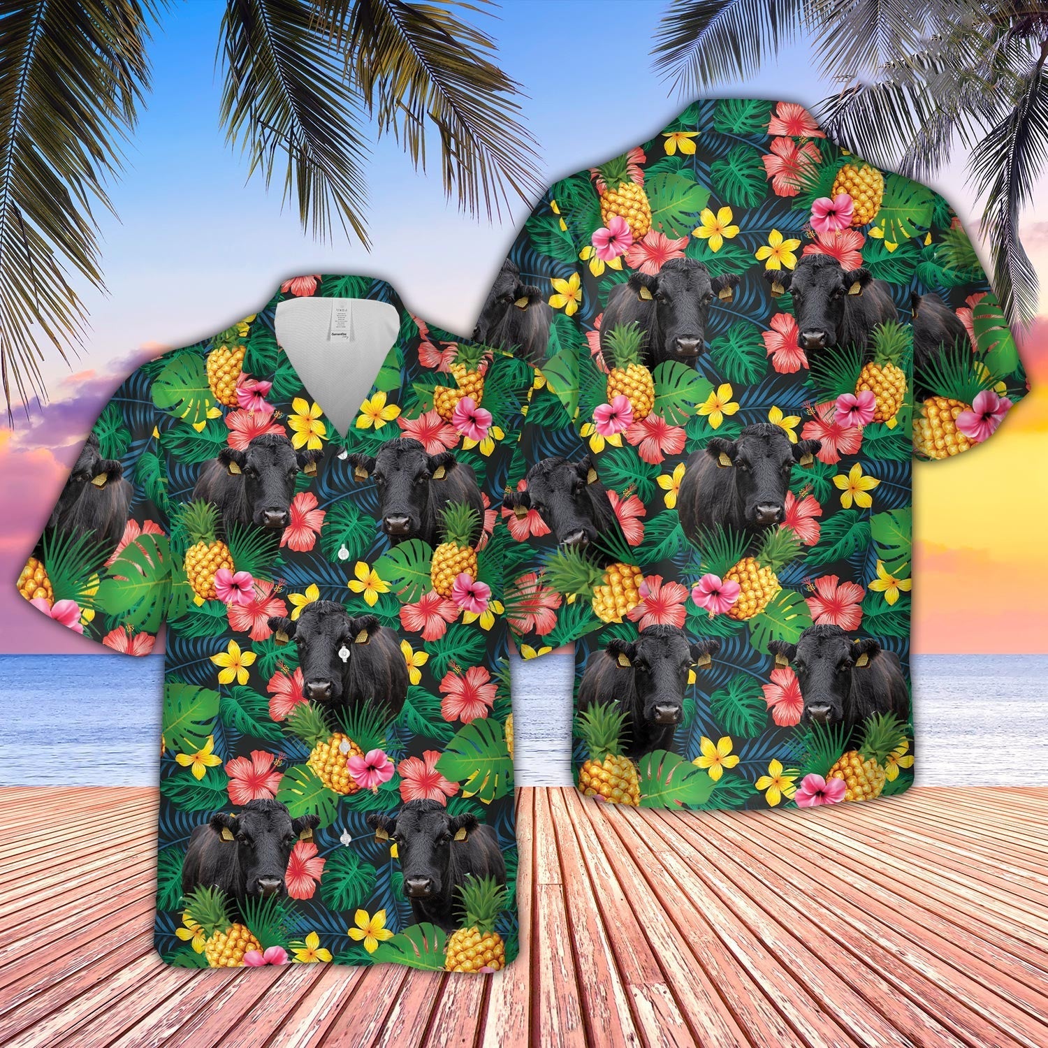Dexter Summer Pattern 3D Hawaiian Shirt