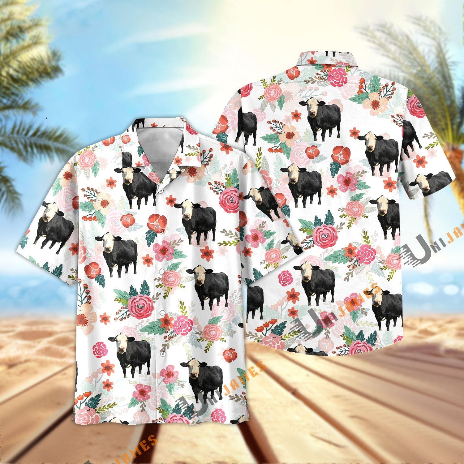 Black Baldy Fresh Summer 3D Hawaiian Shirt