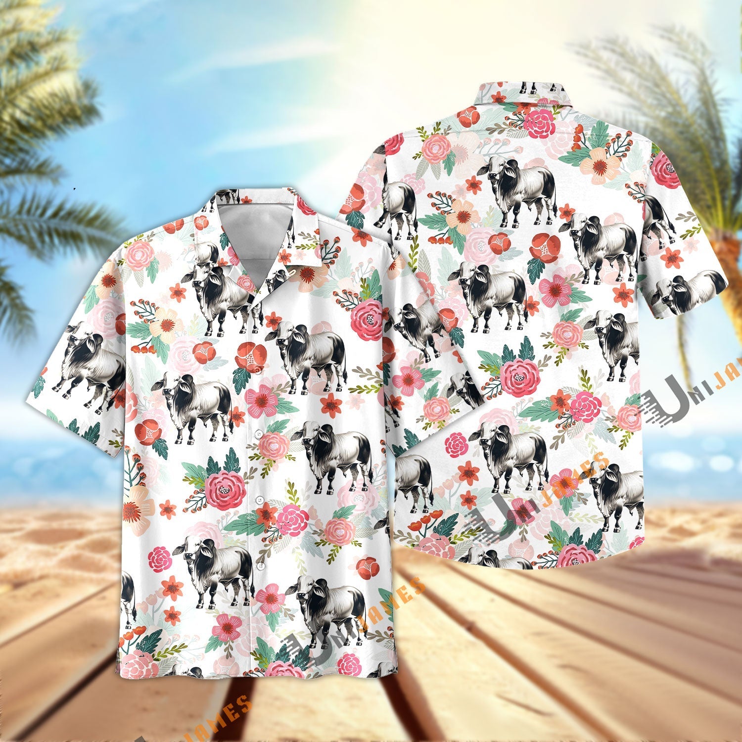 Brahman Fresh Summer 3D Hawaiian Shirt