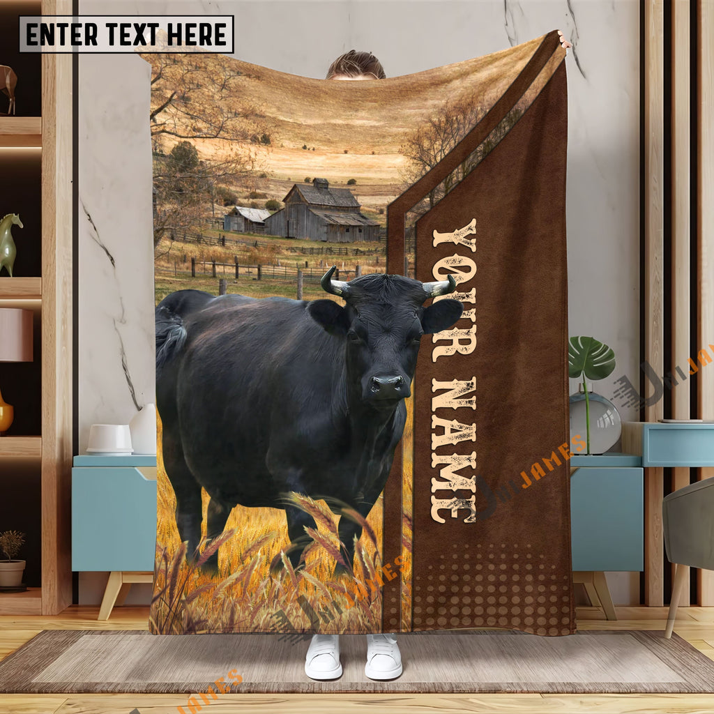 Personalized Name Dexter Farming Life Pattern Blanket