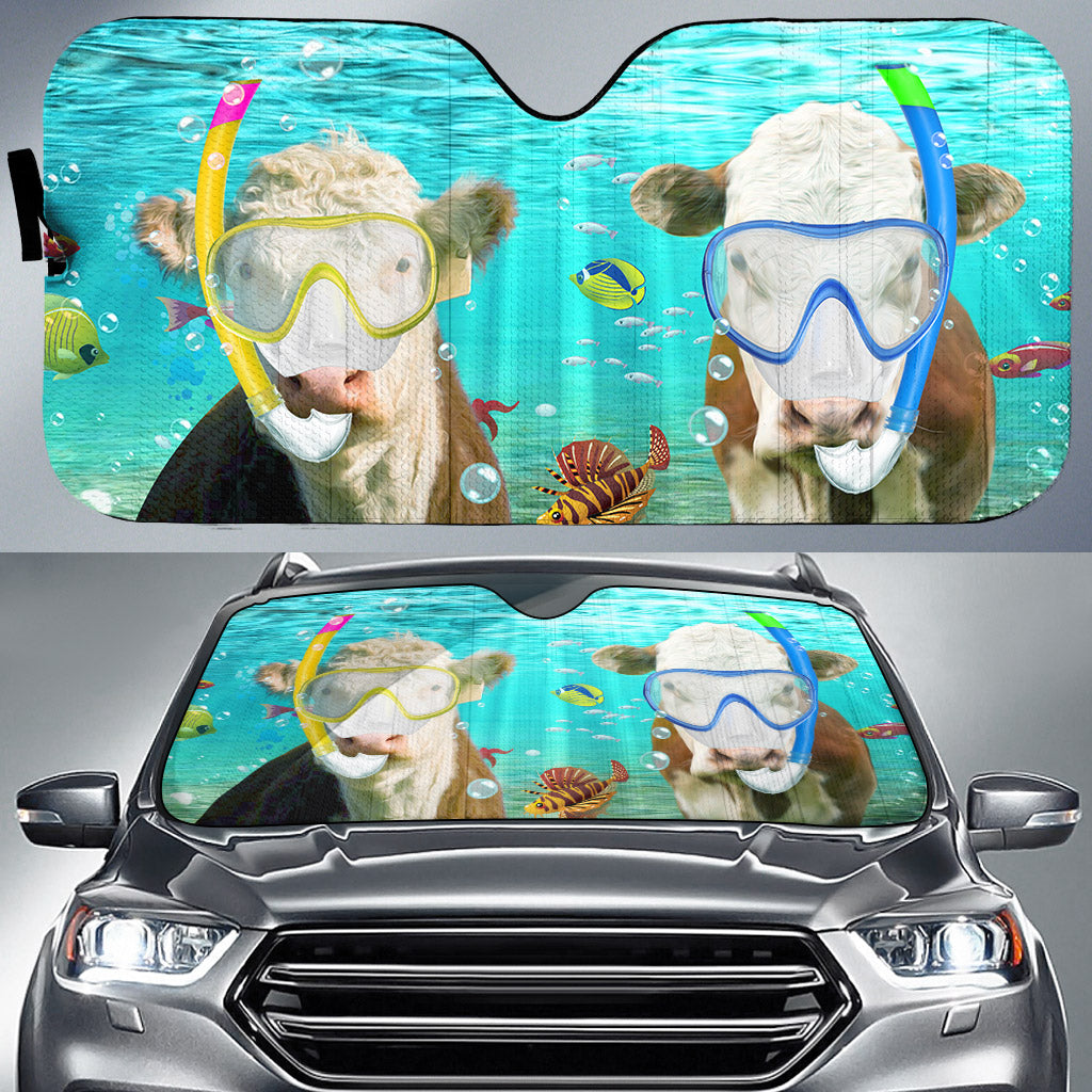 Hereford Diving All Over Printed 3D Sun Shade