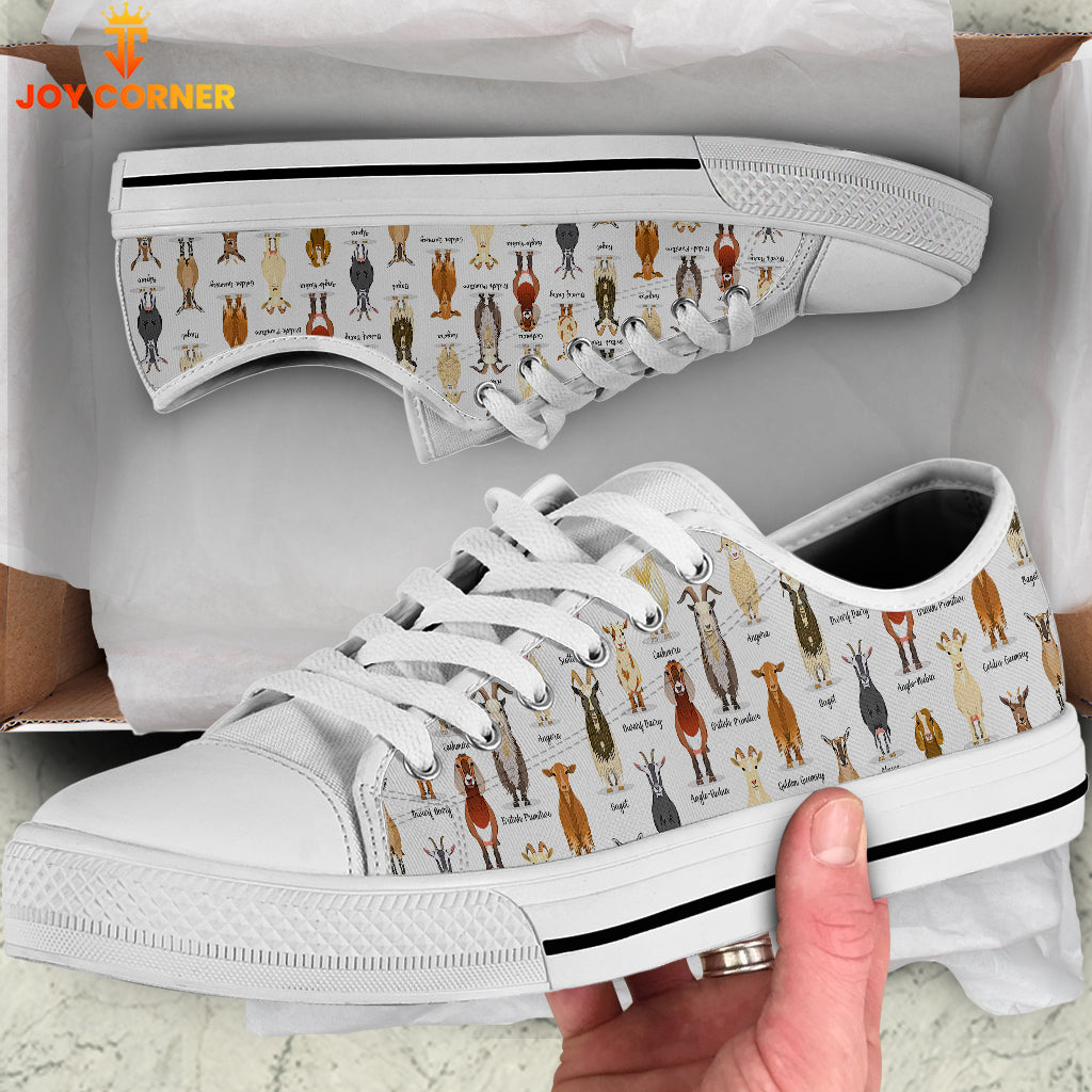 Goat Breeds Pattern Shoes