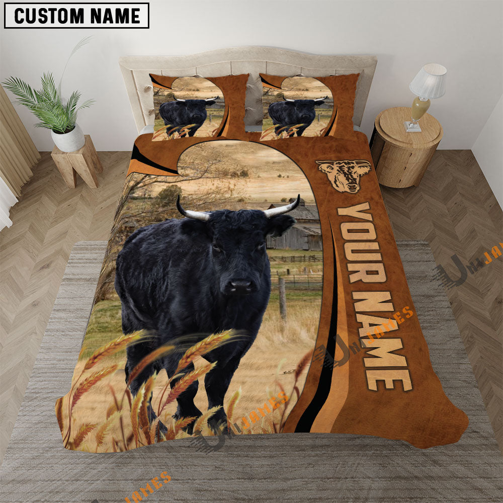 Dexter Premium Brown Pattern 3D Bedding Set