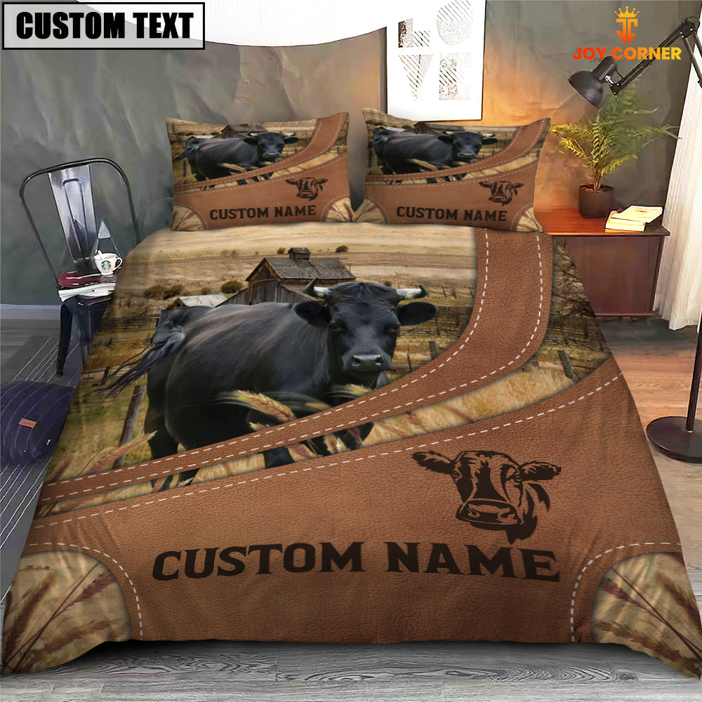 Custom Name Dexter On Farm Bedding Set