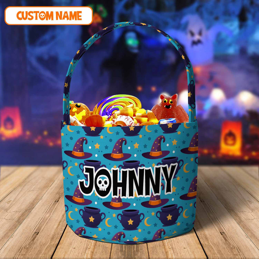 Personalized Name Halloween Basket