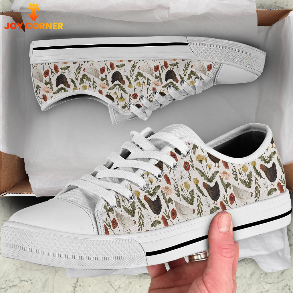Garden Chicken Pattern Shoes