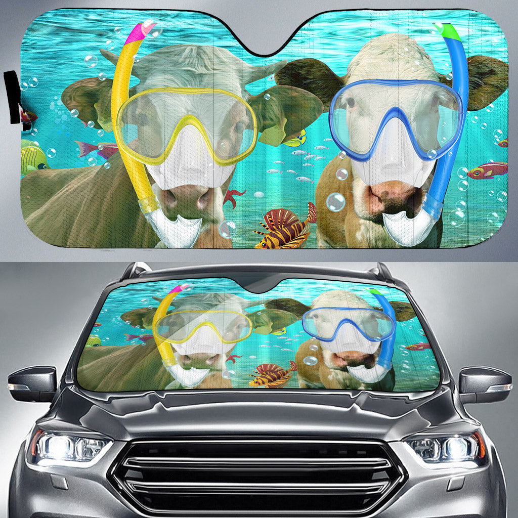 Simmental Diving All Over Printed 3D Sun Shade