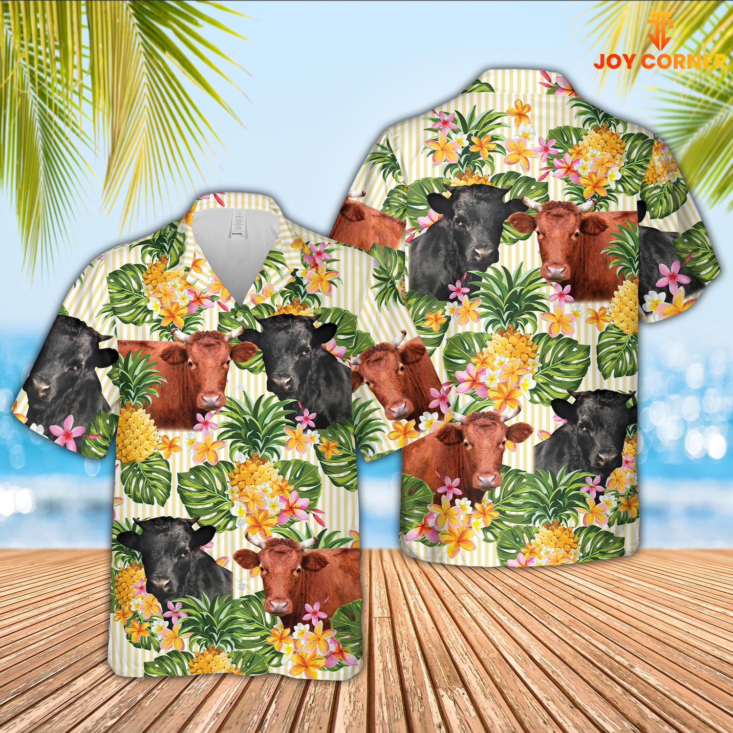 Dexter Pineapple Pattern Hawaiian Shirt