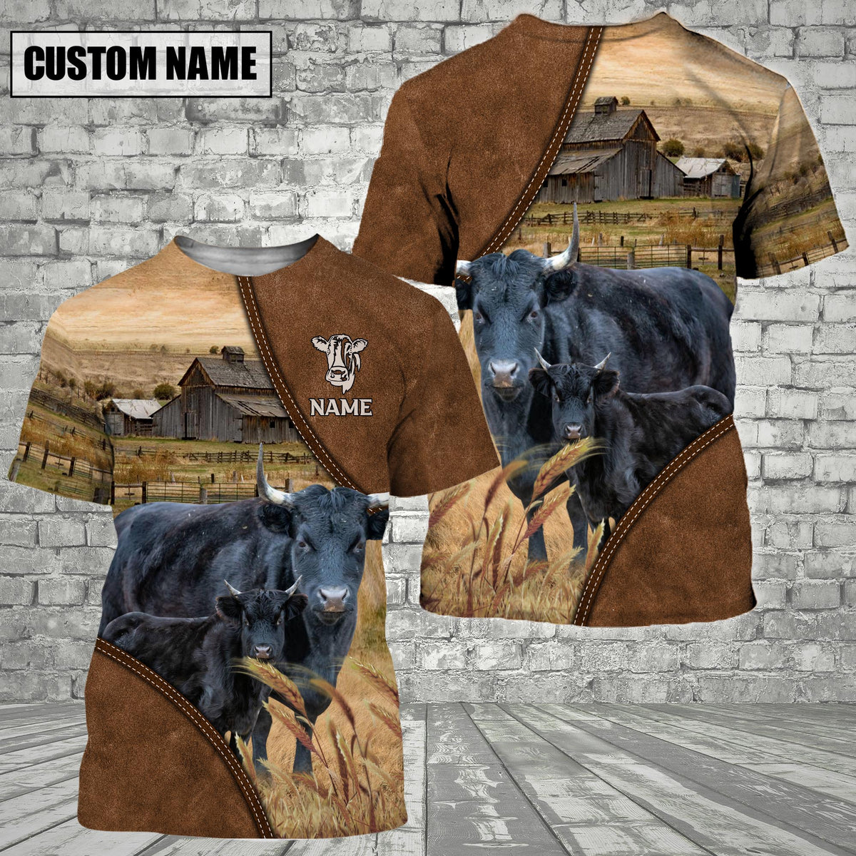Dexter Barn Farm Customized Name 3D T-Shirt