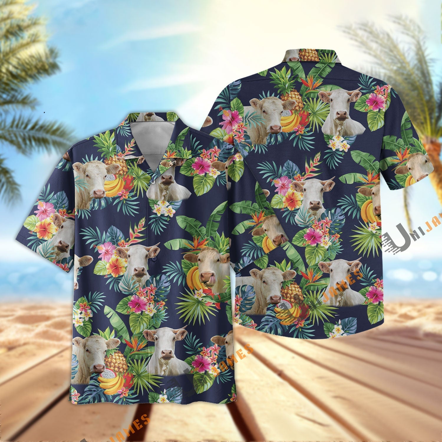 Charolais Fruit Summer Hawaiian Shirt