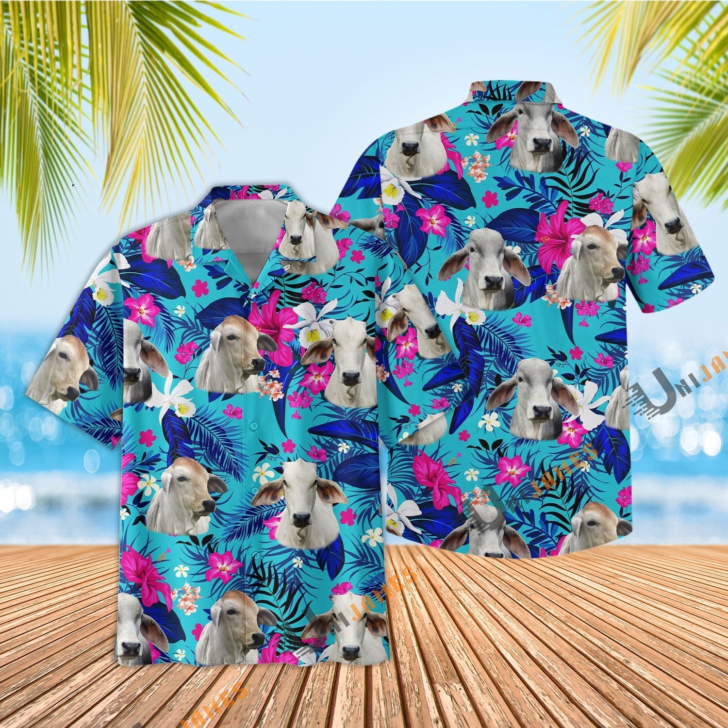 Brahman Cool Flower Color Hawaiian Shirt