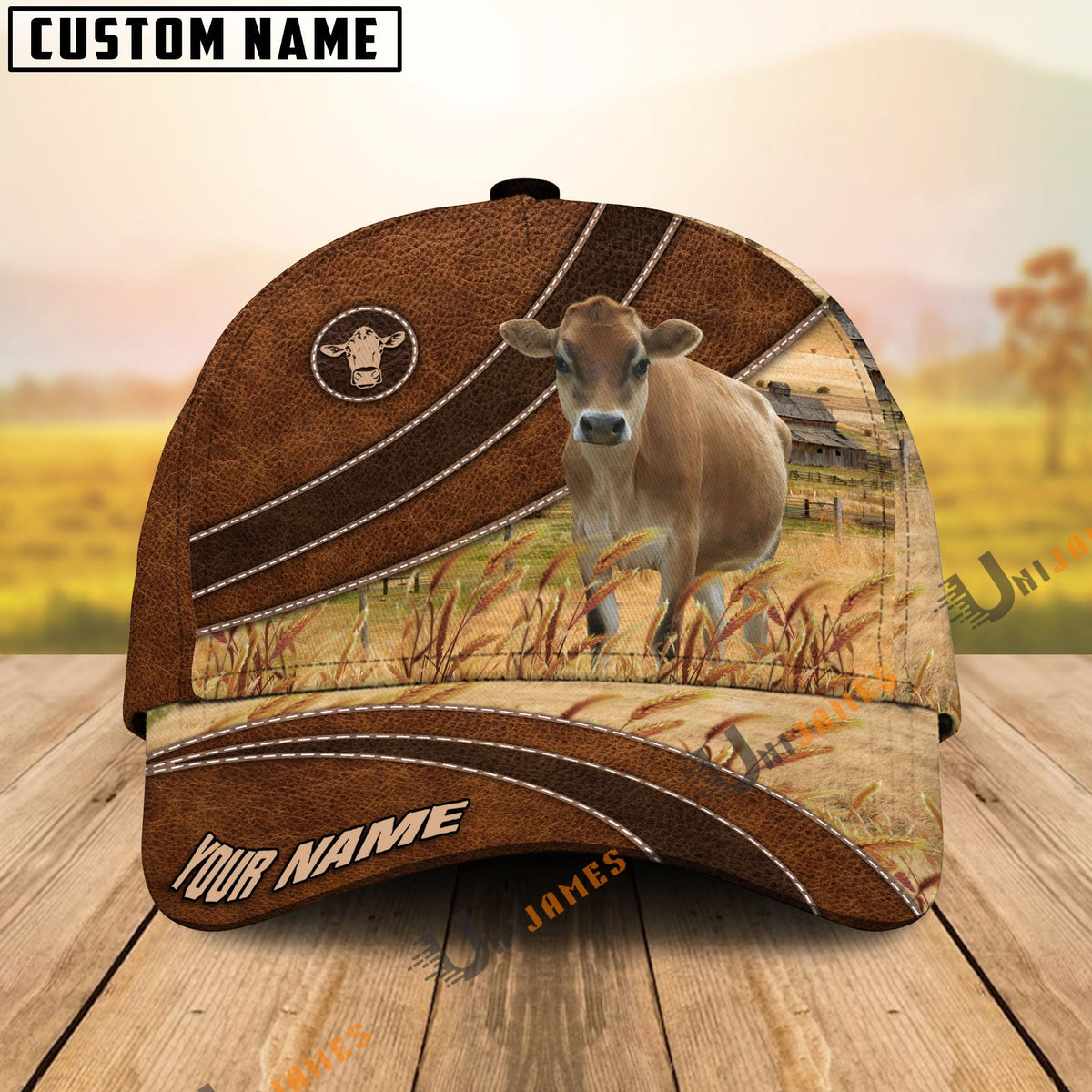 Jersey Cool Farming Customized Name Cap
