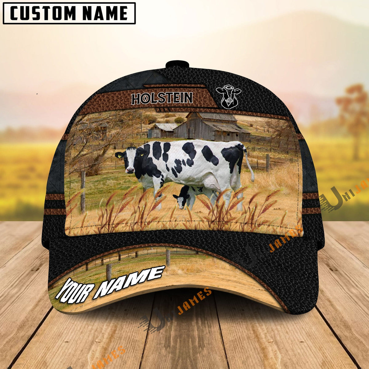 Holstein Family Customized Name Cap