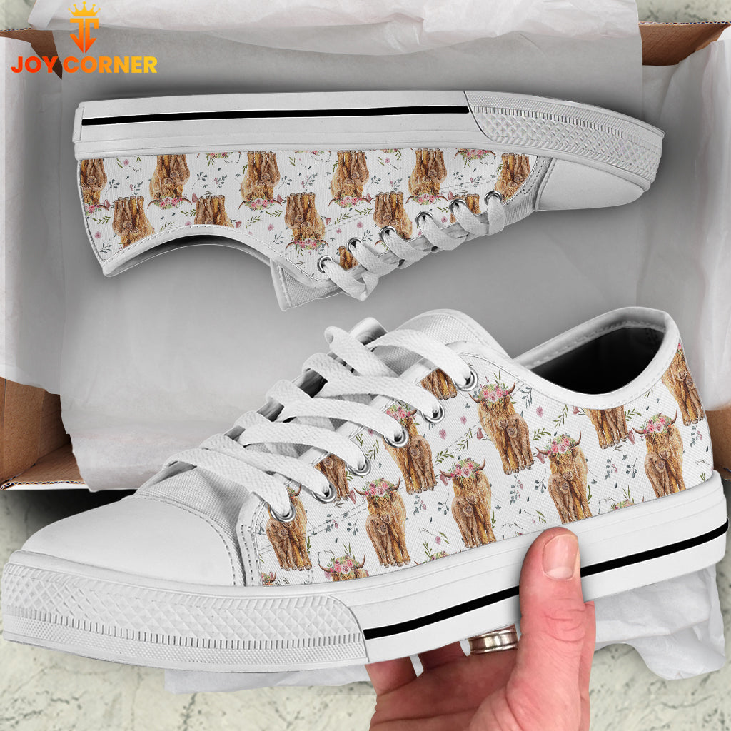 Highland Blossom Pattern Shoes