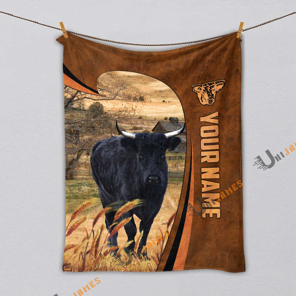 Personalized Name Dexter Premium Brown Pattern 3D Blanket