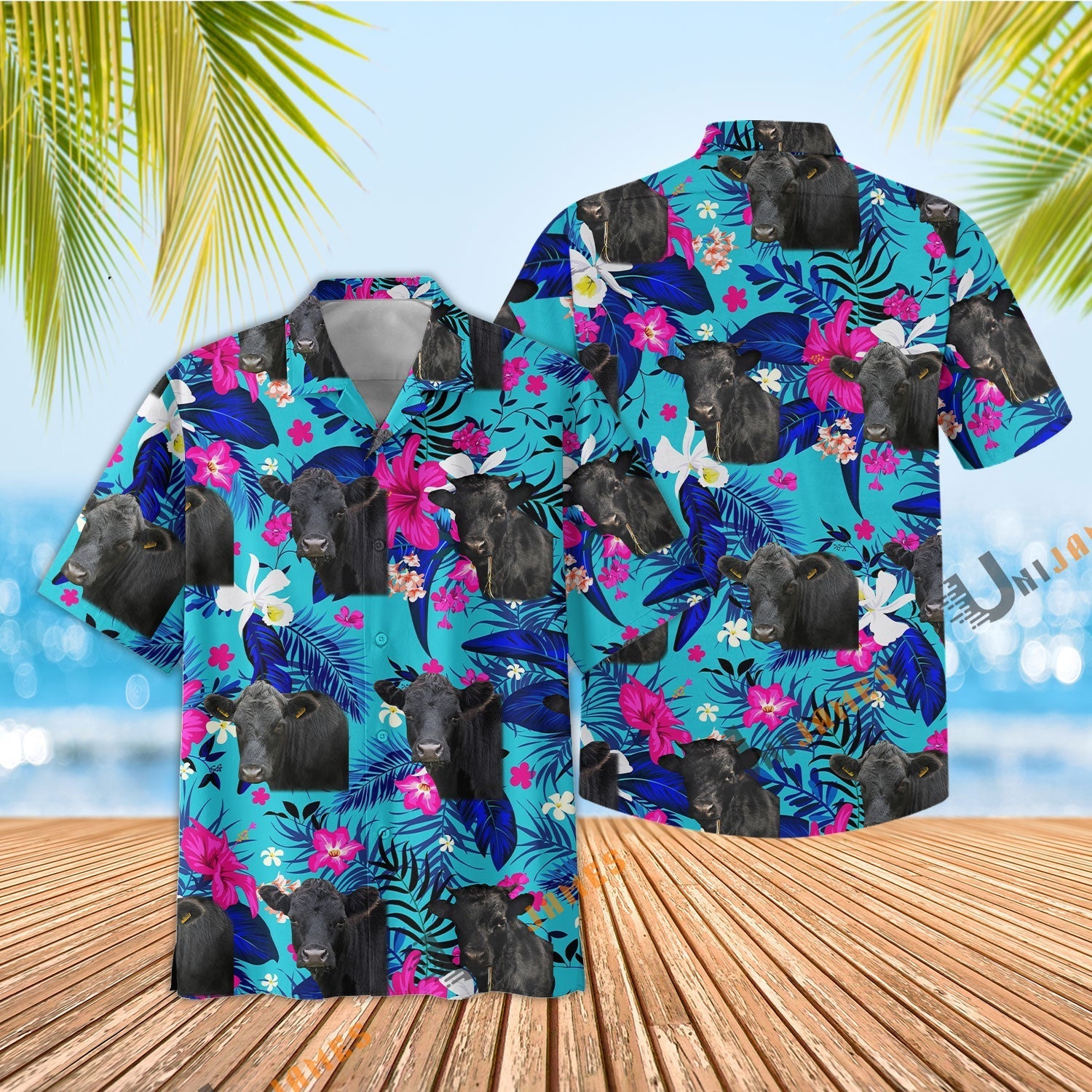 Dexter Cool Flower Color Hawaiian Shirt