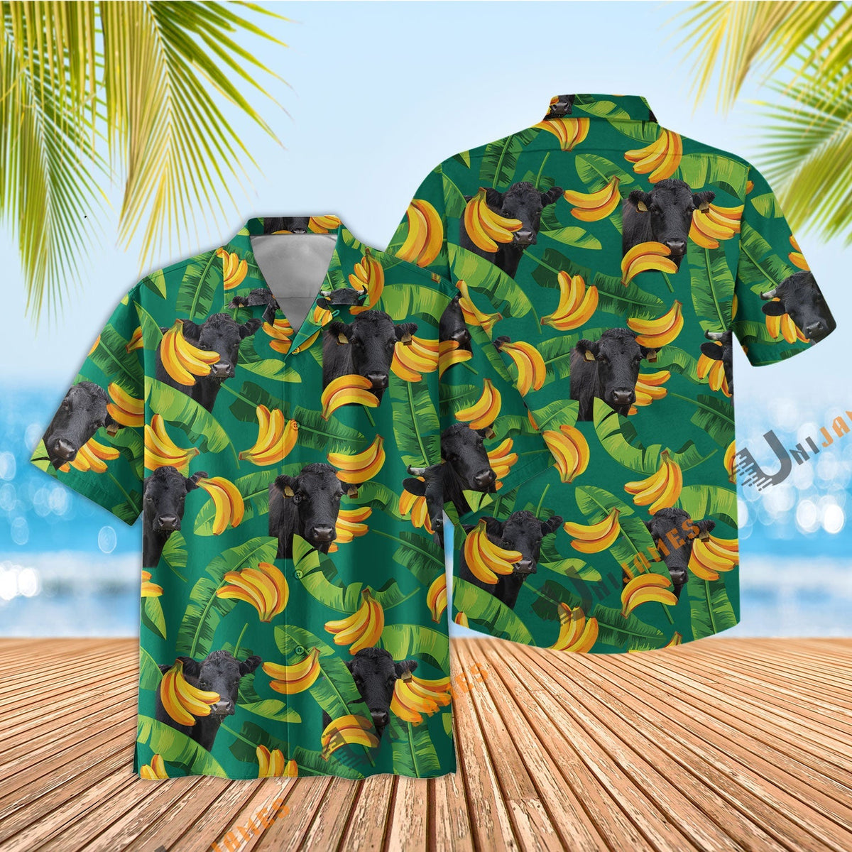 Dexter Banana Green Summer Hawaiian Shirt