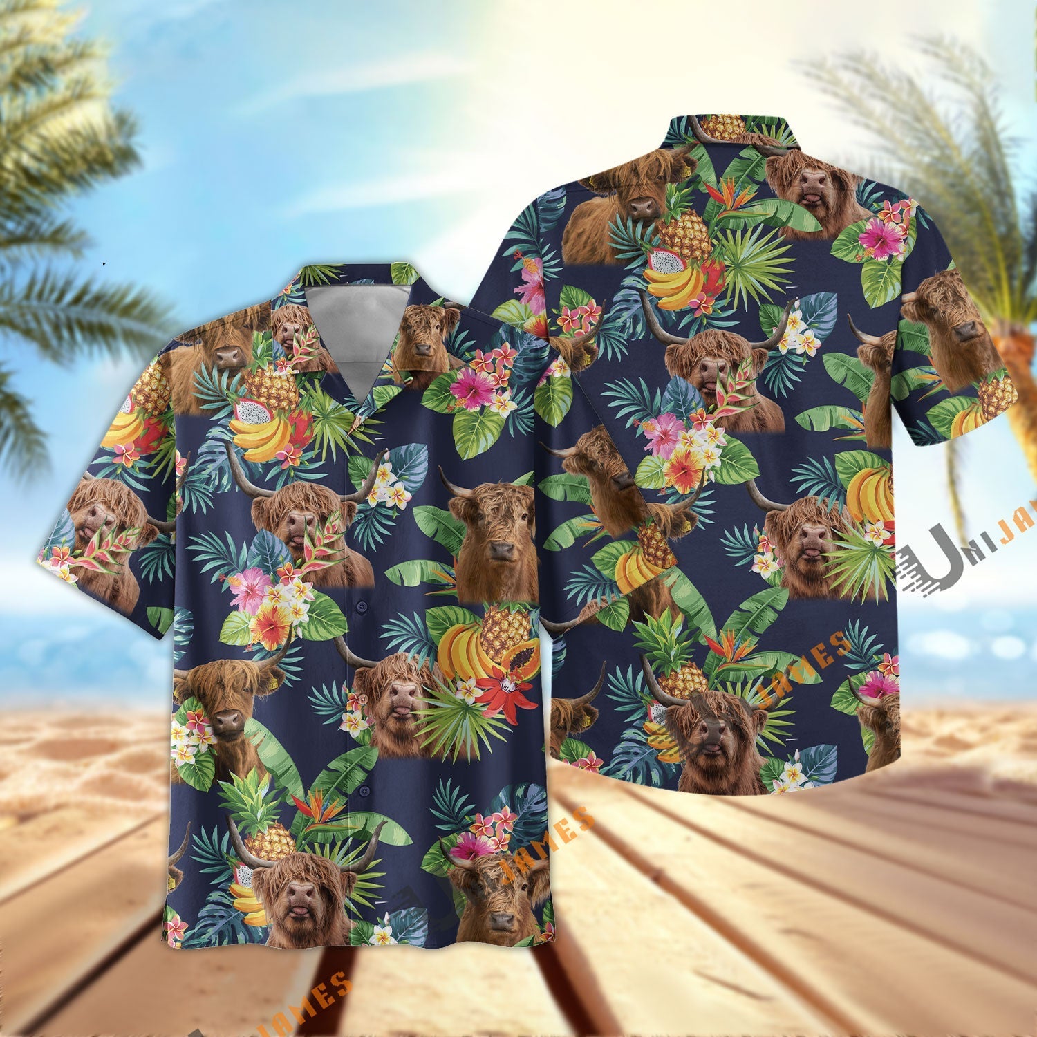 Highland Fruit Summer Hawaiian Shirt