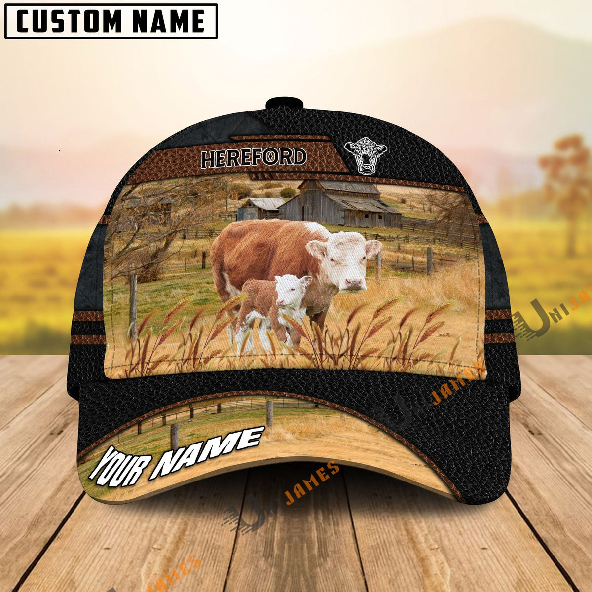 Hereford Family Customized Name Cap